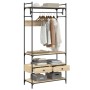 Armario cajones madera ingeniería roble Sonoma 89x39x184,5 cm de , Armarios roperos - Ref: Foro24-838954, Precio: 131,30 €, D...