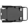 Tumbonas plegables con reposapiés 2 unidades acero gris de vidaXL, Tumbonas - Ref: Foro24-44345, Precio: 112,08 €, Descuento: %