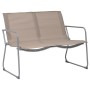 Juego de muebles de jardín 4 piezas tela y acero taupe de vidaXL, Conjuntos de jardín - Ref: Foro24-44354, Precio: 213,67 €, ...