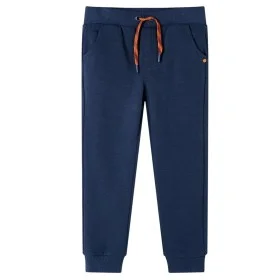 Pantalones de chándal infantiles azul marino mélange 92 de , Pantalones de niños - Ref: Foro24-12794, Precio: 10,31 €, Descue...
