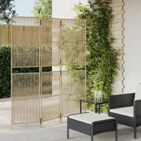 3-panel beige synthetic rattan screen by , Room dividers - Ref: Foro24-365375, Price: 107,05 €, Discount: %