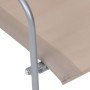 Juego de muebles de jardín 4 piezas tela y acero taupe de vidaXL, Conjuntos de jardín - Ref: Foro24-44354, Precio: 213,67 €, ...