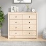 Armario auxiliar de madera maciza de pino 100x40x90 cm de , Aparadores - Ref: Foro24-821769, Precio: 175,83 €, Descuento: %