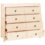 Armario auxiliar de madera maciza de pino 100x40x90 cm de , Aparadores - Ref: Foro24-821769, Precio: 175,83 €, Descuento: %