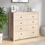 Armario auxiliar de madera maciza de pino 100x40x90 cm de , Aparadores - Ref: Foro24-821769, Precio: 175,83 €, Descuento: %