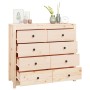Armario auxiliar de madera maciza de pino 100x40x90 cm de , Aparadores - Ref: Foro24-821769, Precio: 175,83 €, Descuento: %