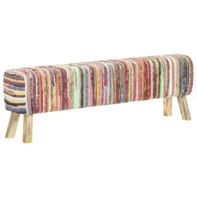 Banco de tela chindi multicolor 160 cm de , Bancos para recibidores y almacenamiento - Ref: Foro24-321840, Precio: 217,21 €, ...