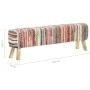 Mehrfarbige Bank aus Chindi-Stoff 160 cm von , Bänke für Hallen und Lager - Ref: Foro24-321840, Preis: 217,21 €, Rabatt: %