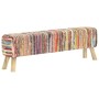 Banco de tela chindi multicolor 160 cm de , Bancos para recibidores y almacenamiento - Ref: Foro24-321840, Precio: 221,08 €, ...