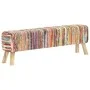 Mehrfarbige Bank aus Chindi-Stoff 160 cm von , Bänke für Hallen und Lager - Ref: Foro24-321840, Preis: 217,21 €, Rabatt: %