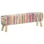 Mehrfarbige Bank aus Chindi-Stoff 160 cm von , Bänke für Hallen und Lager - Ref: Foro24-321840, Preis: 217,21 €, Rabatt: %