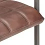 Silla voladiza comedor 4 uds cuero auténtico marrón envejecido de , Sillas de comedor - Ref: Foro24-3067130, Precio: 550,79 €...