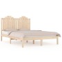Estructura de cama madera maciza de pino 180x200 cm de , Camas y somieres - Ref: Foro24-3103793, Precio: 173,61 €, Descuento: %