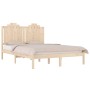 Estructura de cama madera maciza de pino 180x200 cm de , Camas y somieres - Ref: Foro24-3103793, Precio: 173,61 €, Descuento: %