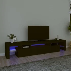 Mueble de TV con luces LED Negro 215x36,5x40 cm de , Muebles TV - Ref: Foro24-3152795, Precio: 171,54 €, Descuento: %