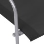 Juego de muebles de jardín 4 piezas tela y acero negro de vidaXL, Conjuntos de jardín - Ref: Foro24-44352, Precio: 195,44 €, ...