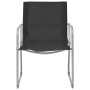 Juego de muebles de jardín 4 piezas tela y acero negro de vidaXL, Conjuntos de jardín - Ref: Foro24-44352, Precio: 195,44 €, ...
