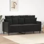 Sofá de 2 plazas terciopelo negro 140 cm de , Sofás - Ref: Foro24-359308, Precio: 211,62 €, Descuento: %