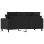 Sofá de 2 plazas terciopelo negro 140 cm de , Sofás - Ref: Foro24-359308, Precio: 211,62 €, Descuento: %