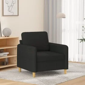 Sillón de tela negro 60 cm de , Sofás - Ref: Foro24-359466, Precio: 160,29 €, Descuento: %