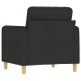 Sillón de tela negro 60 cm de , Sofás - Ref: Foro24-359466, Precio: 172,69 €, Descuento: %