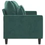 Sofá de 3 plazas terciopelo verde oscuro 180 cm de , Sofás - Ref: Foro24-359315, Precio: 247,07 €, Descuento: %