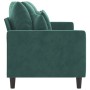 Sofá de 3 plazas terciopelo verde oscuro 180 cm de , Sofás - Ref: Foro24-359315, Precio: 255,08 €, Descuento: %