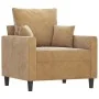 Sillón de terciopelo marrón 60 cm de , Sofás - Ref: Foro24-359290, Precio: 117,84 €, Descuento: %