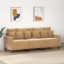 Sofá de 3 plazas terciopelo marrón 180 cm de , Sofás - Ref: Foro24-359320, Precio: 297,94 €, Descuento: %