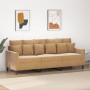 Sofá de 3 plazas terciopelo marrón 180 cm de , Sofás - Ref: Foro24-359320, Precio: 294,71 €, Descuento: %