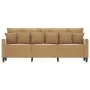 Sofá de 3 plazas terciopelo marrón 180 cm de , Sofás - Ref: Foro24-359320, Precio: 297,94 €, Descuento: %