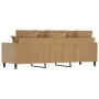 Sofá de 3 plazas terciopelo marrón 180 cm de , Sofás - Ref: Foro24-359320, Precio: 297,94 €, Descuento: %