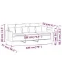 Sofá de 3 plazas terciopelo marrón 180 cm de , Sofás - Ref: Foro24-359320, Precio: 297,94 €, Descuento: %