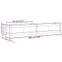 Jardinera de madera maciza Douglas 180x31x31 cm de , Maceteros y jardineras - Ref: Foro24-837500, Precio: 89,76 €, Descuento: %