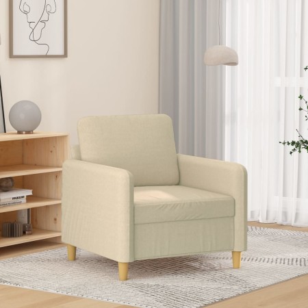 Sillón de tela color crema 60 cm de , Sofás - Ref: Foro24-359464, Precio: 155,62 €, Descuento: %