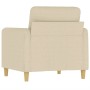 Sillón de tela color crema 60 cm de , Sofás - Ref: Foro24-359464, Precio: 155,62 €, Descuento: %
