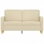 2-seater sofa in cream-colored fabric 120 cm by , Sofas - Ref: Foro24-359472, Price: 219,06 €, Discount: %