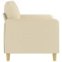 2-seater sofa in cream-colored fabric 120 cm by , Sofas - Ref: Foro24-359472, Price: 219,06 €, Discount: %