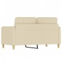 Sofá de 2 plazas de tela color crema 120 cm de , Sofás - Ref: Foro24-359472, Precio: 222,54 €, Descuento: %