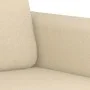 2-seater sofa in cream-colored fabric 120 cm by , Sofas - Ref: Foro24-359472, Price: 219,06 €, Discount: %