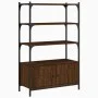 Librería 3 estantes madera ingeniería marrón 70x30x109,5 cm de , Librerías y estanterías - Ref: Foro24-838997, Precio: 63,66 ...