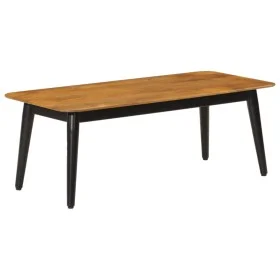 Mesa de centro madera maciza de mango y hierro 110x50x40 cm de , Mesas de centro - Ref: Foro24-356976, Precio: 104,10 €, Desc...