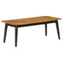 Mesa de centro madera maciza de mango y hierro 110x50x40 cm de , Mesas de centro - Ref: Foro24-356976, Precio: 104,10 €, Desc...
