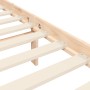 Estructura de cama individual con cabecero madera maciza de , Camas y somieres - Ref: Foro24-3193621, Precio: 92,47 €, Descue...