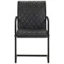 Cantilever dining chairs 4 units black genuine leather by , dining chairs - Ref: Foro24-3057794, Price: 546,48 €, Discount: %