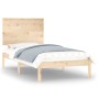 Estructura de cama madera maciza de pino 100x200 cm de , Camas y somieres - Ref: Foro24-3104793, Precio: 96,12 €, Descuento: %