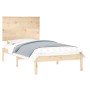 Estructura de cama madera maciza de pino 100x200 cm de , Camas y somieres - Ref: Foro24-3104793, Precio: 96,12 €, Descuento: %