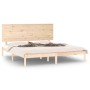 Estructura de cama madera maciza 150x200 cm de , Camas y somieres - Ref: Foro24-3104808, Precio: 147,77 €, Descuento: %