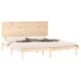 Estructura de cama madera maciza 150x200 cm de , Camas y somieres - Ref: Foro24-3104808, Precio: 147,77 €, Descuento: %