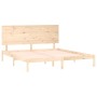 Estructura de cama madera maciza 150x200 cm de , Camas y somieres - Ref: Foro24-3104808, Precio: 147,77 €, Descuento: %